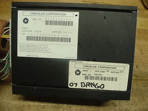 2008 Dodge Dakota 05064141AJ Infinity Used OEM Audio Amplifier