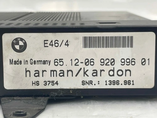 2003 BMW 330I 651206920996 Used OEM Audio Amplifier