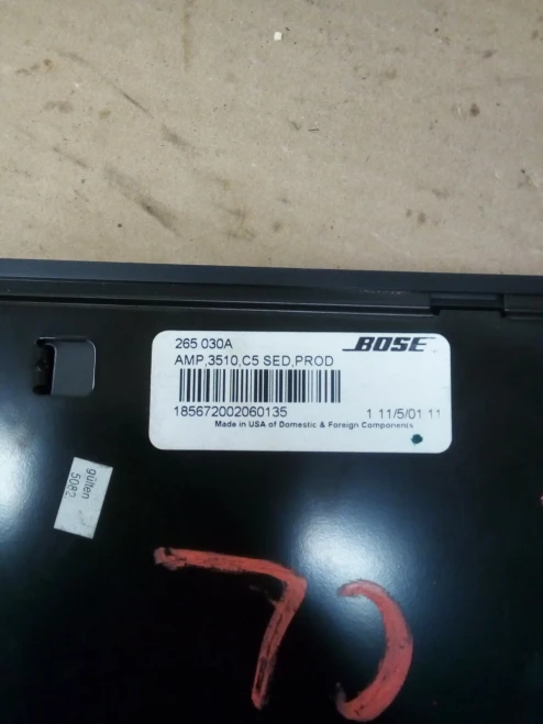 2002-2004 Audi A6 Bose Used OEM Audio Amplifier