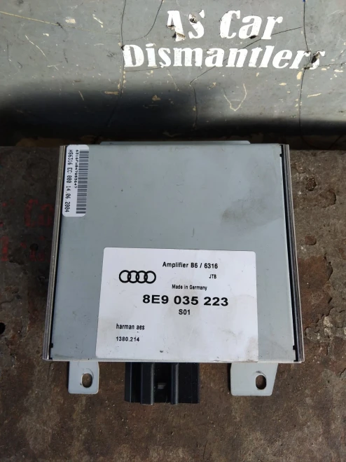 Audi A4 8E9035223WR Harman Becker Used OEM Audio Amplifier