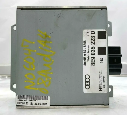 2008 Audi A4 8E9035223D Harman Becker Used OEM Audio Amplifier