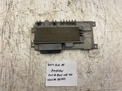 2017-2020 Audi A4 8W0035465 Bang & Olufsen Used OEM Audio Amplifier