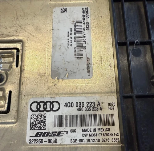 Audi RS6 4G0035223A Bose Used OEM Audio Amplifier