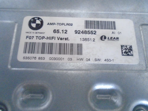 BMW X3 65129248552 9248552 AMPTOPLR02 Top HiFi Used OEM Audio Amplifier