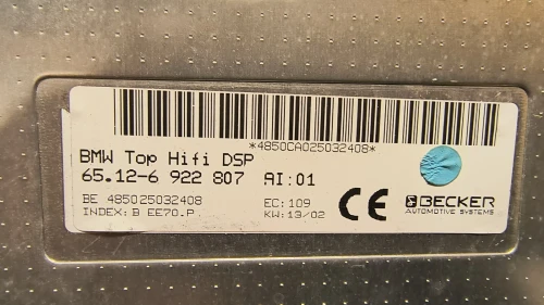 2002-2005 BMW 760LI Becker E65 Used OEM Audio Amplifier