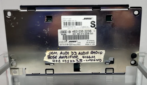 Audi A6 4E0035223B Bose D3 Used OEM Audio Amplifier