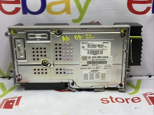2006-2010 Audi A8 4E0035223A Bose D3 Used OEM Audio Amplifier
