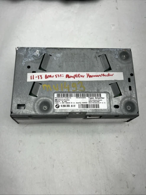 2011-2016 BMW 535I 65129266355 9266355 HiFi F10 Used OEM Audio Amplifier