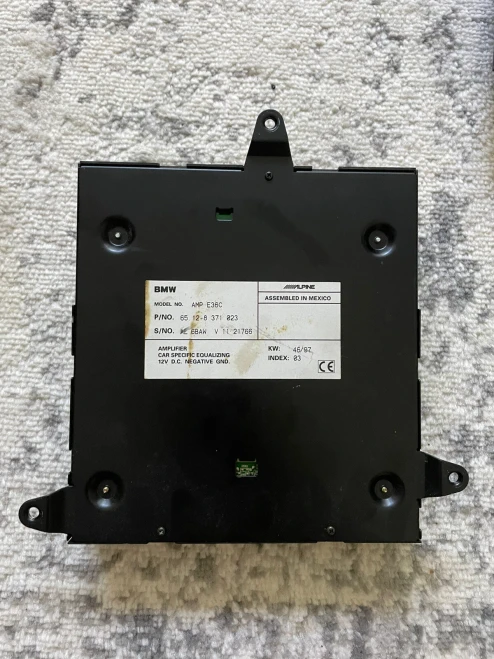 1992-1999 BMW E36 Platform 8371023 CONVERTIBLE E36 Convertible Used OEM Audio Amplifier