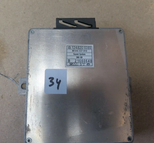 1990-1995 Mercedes-Benz Part Number Fitment 1248201089 Used OEM Audio Amplifier
