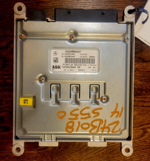 2014 Mercedes-Benz S550 2229006207 Burmester ASK Amplifier W222 Used OEM Audio Amplifier