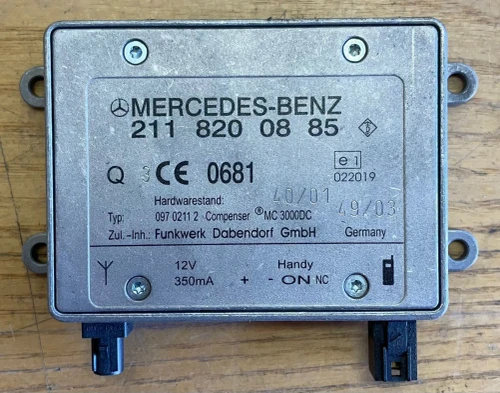 2002-2009 Mercedes-Benz W211 Platform 2118200885 W211 Used OEM Audio Amplifier