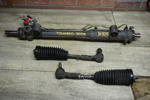 2004-2009 VOLKSWAGEN TOUAREG 7L 4.2L POWER STEERING RACK & PINION SET 132K OEM used OEM rack and pinion