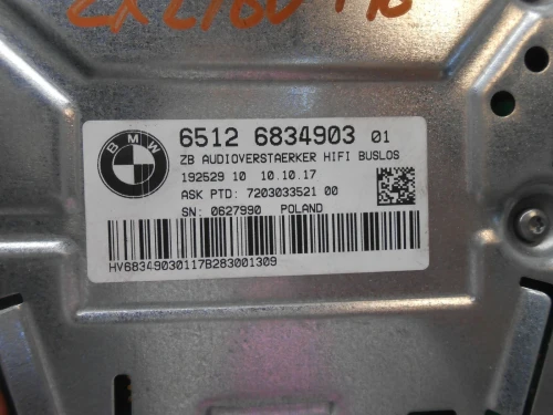 2018 BMW 530i 65126834903 6834903 HiFi G30 Used OEM Audio Amplifier