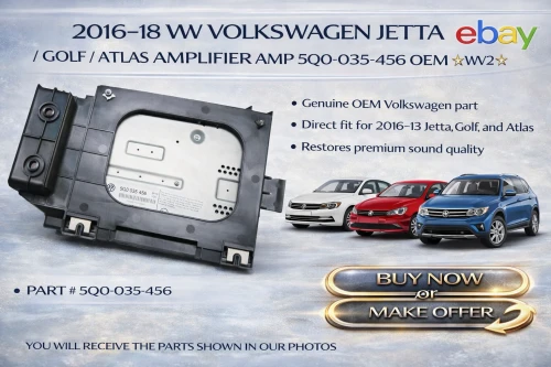 2016-2018 Volkswagen Golf 5Q0035456 Used OEM Audio Amplifier