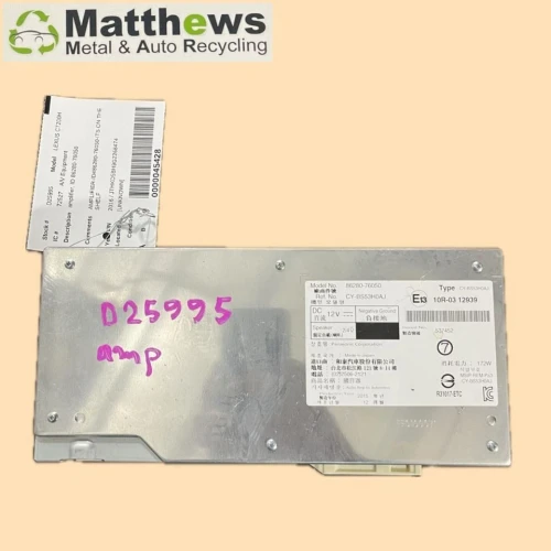 2014-2017 Lexus CT200h 8628076050 Used OEM Audio Amplifier