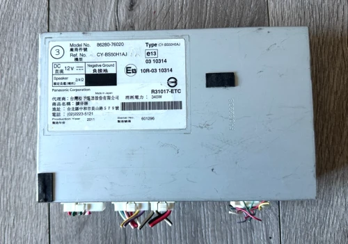 2011-2013 Lexus CT200h 8628076020 Panasonic Used OEM Audio Amplifier