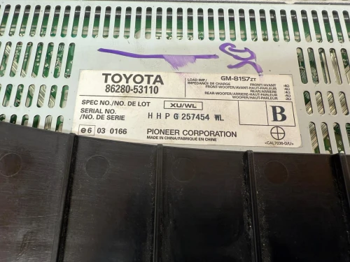 2007-2009 Lexus IS250 8628053110 Pioneer Used OEM Audio Amplifier