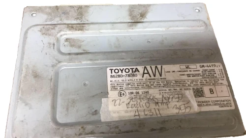 2022-2025 Lexus NX250 8628078080 Used OEM Audio Amplifier