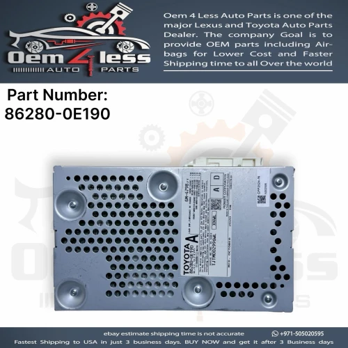 2020-2022 Lexus RX450h+ 862800E190 Used OEM Audio Amplifier