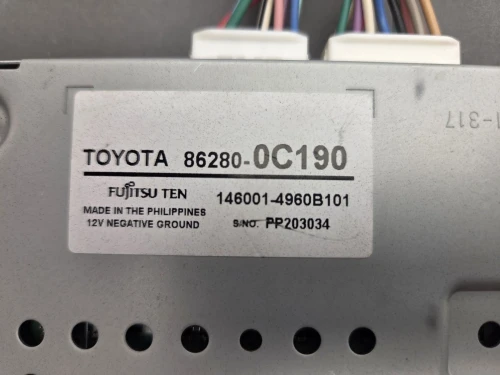 2014-2018 Toyota Tundra 862800C190 Used OEM Audio Amplifier