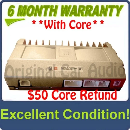 2009-2013 Toyota Land Cruiser 862800W770 JBL Premium Audio Used OEM Audio Amplifier