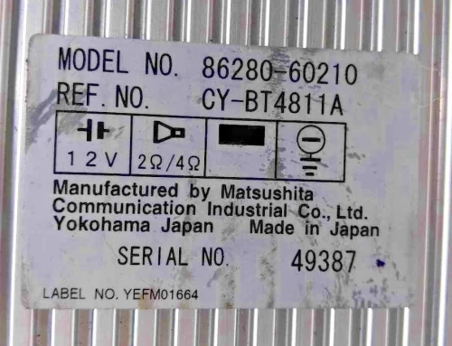 1999 Toyota Land Cruiser 8628060210 Used OEM Audio Amplifier