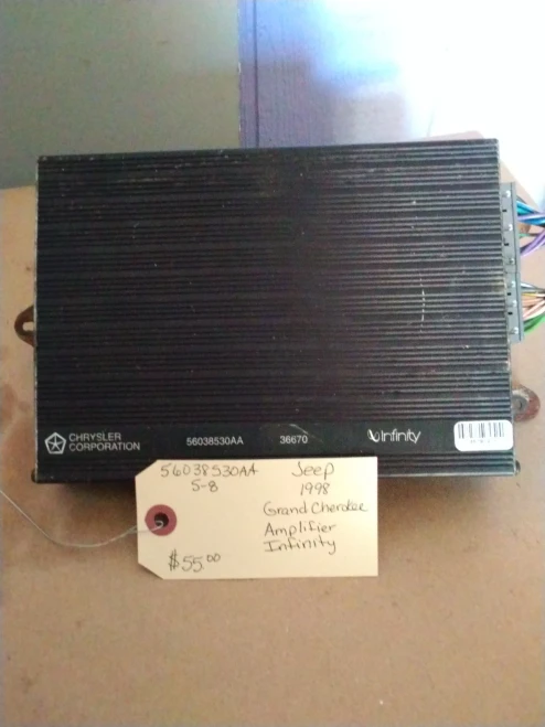 1998 Jeep Grand Cherokee 56038530AA Infinity Used OEM Audio Amplifier