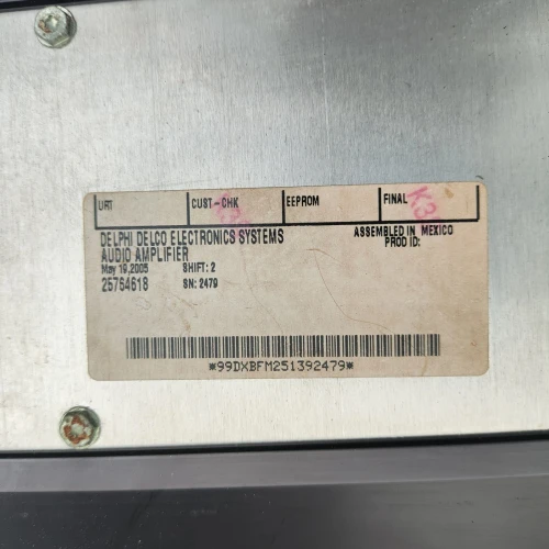 2004-2006 Cadillac CTS 25764618 Used OEM Audio Amplifier