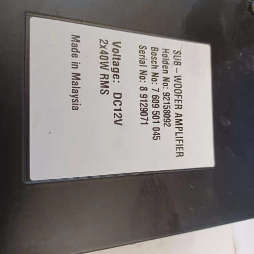 Pontiac G8 Subwoofer Used OEM Audio Amplifier