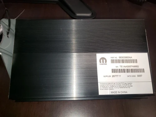 2018 Ram 68303985AA Used OEM Audio Amplifier