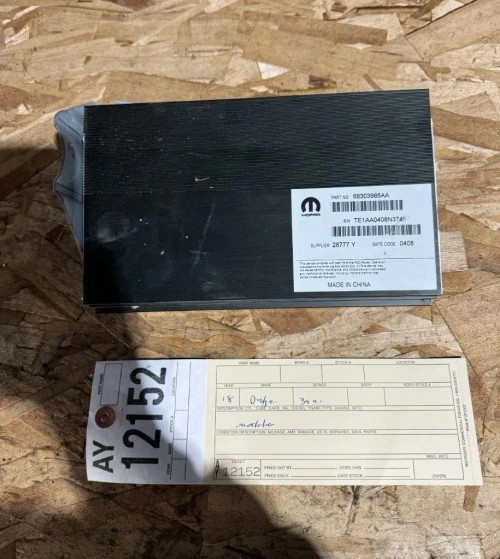 2018 Ram 3500 68303985AA Used OEM Audio Amplifier