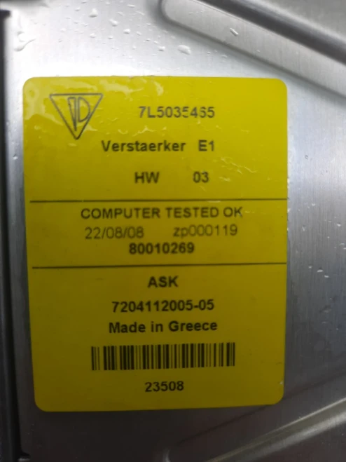 2008-2010 Porsche Cayenne 7L5035465 Used OEM Audio Amplifier