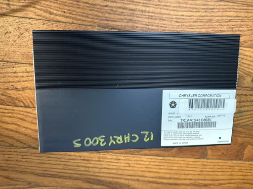 2012 Chrysler 300 P05064985AJ Used OEM Audio Amplifier