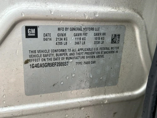 2014 Buick LaCrosse 104743907 Used OEM EVAP Vapor Charcoal Canister