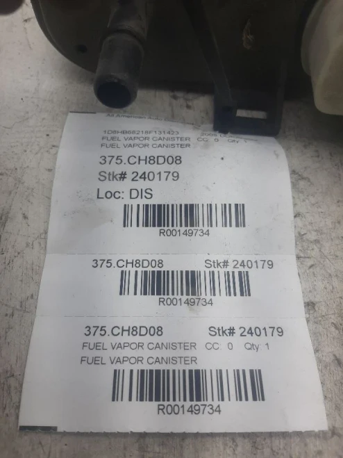 2008 Dodge Durango 5.7L Used OEM EVAP Vapor Charcoal Canister