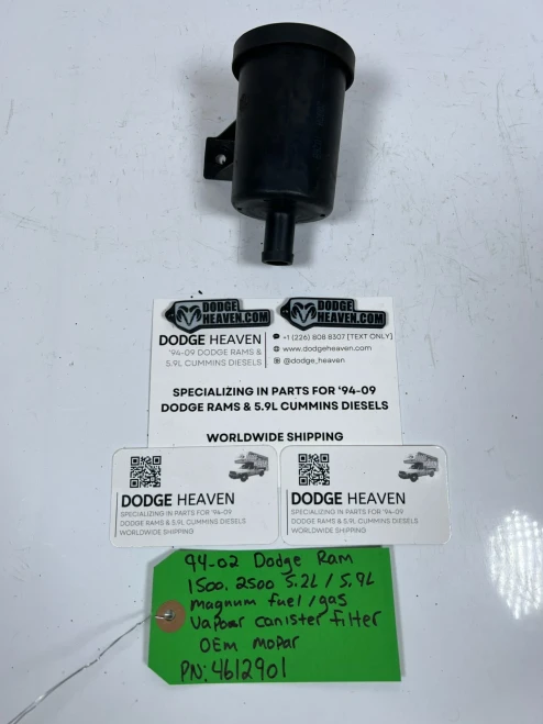 1994-2002 Dodge Magnum 5.2L/5.9L Used OEM EVAP Vapor Charcoal Canister