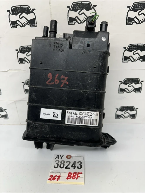 2018-2023 Ford Edge K2G39E857DA Used OEM EVAP Vapor Charcoal Canister