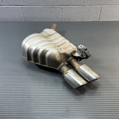 2013-2016 Audi A4 3.0L Left/Driver Rear Used OEM Exhaust Muffler