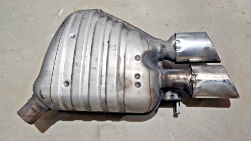 2013 Audi S5 8K0253611BC 3.0L Left/Driver Rear Used OEM Exhaust Muffler