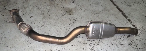 2020-2023 Audi RS6 4.0L Right/Passenger Front Used OEM Exhaust Muffler