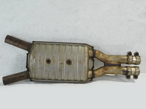 2004-2010 Audi 4E0253411N Center Used OEM Exhaust Muffler