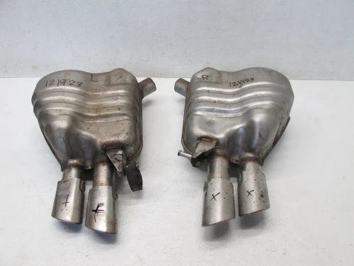 2010-2012 Audi S5 Left & Right Rear Used OEM Exhaust Muffler