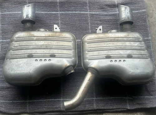 Audi A4 Left & Right Rear Used OEM Exhaust Muffler
