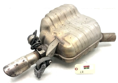 2013-2018 Audi A8 3.0L Left/Driver Rear Used OEM Exhaust Muffler