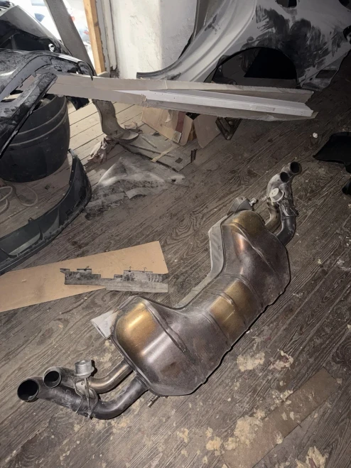 2010 Audi R8 Rear Used OEM Exhaust Muffler