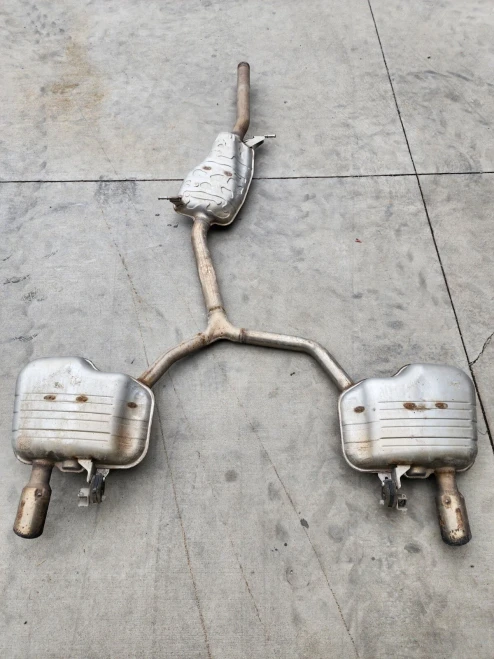 2017-2020 Audi A4 2.0L Rear Used OEM Exhaust Muffler