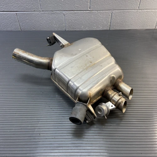 2012-2015 BMW 750i 4.4L Left/Driver Rear Used OEM Exhaust Muffler