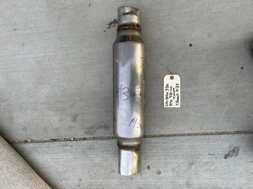2016-2018 BMW 330i Center Used OEM Exhaust Muffler