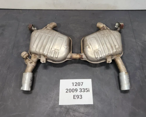 2007-2010 BMW 335i Left & Right Used OEM Exhaust Muffler